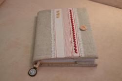 Книжка записная льняная