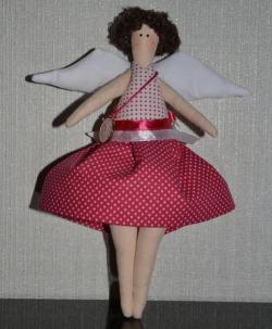 Маленькая феечка - платье в горошек